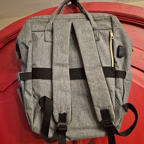 Loveook Viola Backpack Padded Laptop Charge Port Airline Approve Diaper Bag READ - Picture 2 of 7